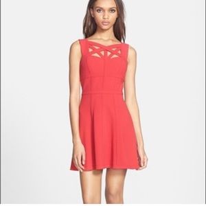 BCBGMAXAZRIA Size 0 yasminka red dress